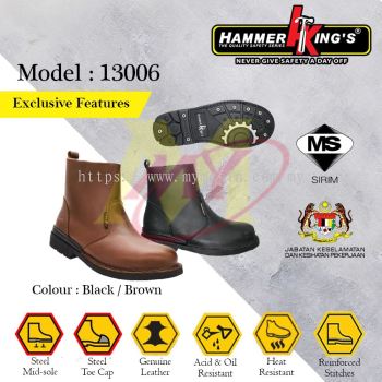 HAMMER KING'S 13006 Safety Shoes - Exclusive Features