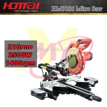 Homai HM9086 10" Compound Mitre Saw (Slide) 210mm