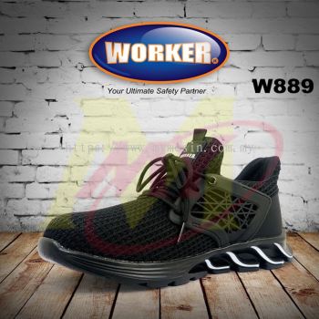 WORKER W889 Sport Type Safety Shoe With Steel Toe Cap [Code: 10226]