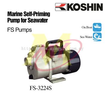 KOSHIN 'FS Pump' Marine Self-Priming Pump for Seawater