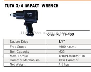  3/4"-1"Impact Wrench