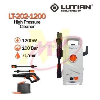 LUTIAN LT-202-1200 High Pressure Cleaner 1200W 100 Bar 240V - Carbon Motor [Code:9696]