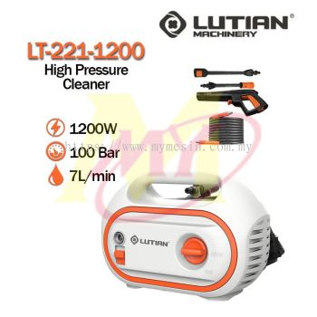 LUTIAN LT-221-1200 LT-221-1200 High Pressure Cleaner 1200W 100Bar 240V - Carbon Motor