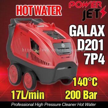 PowerJet GALAX-D2017P4 High Pressure Cleaner Hot Water 140掳C 200 Bar 415V