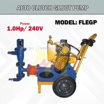 FLEGP Auto Clutch Grout Pump with 1Hp Motor 240V