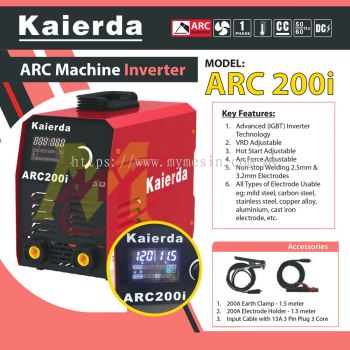 KAIERDA ARC 200i IGBT Inverter Welding Machine 240V