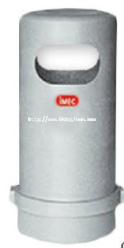 IMEC PE 85-D -Round Stainless Bin w/ Inner Liner 