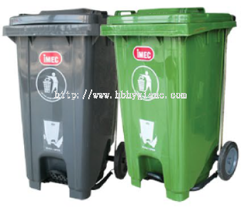 IMEC STEP 100, 120 & 240 - Heavy Duty Step-On Two Wheel Bin