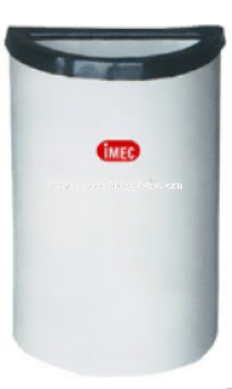 IMEC FG6 - Fiber Glass Semiround Ashtray Bin