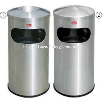 IMEC SR 1530 - S/Steel Round Ashtry / Dome Top Bin 