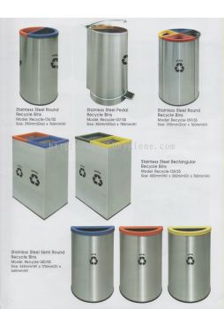 Stainless Steel Recycle Bin 1