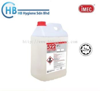 IMEC 522 Foam Bright, Upholstery and Rug Shampoo, Halal, 2 x 10L