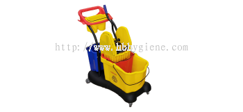 Multifunction Down Press Mop Bucket Trolley