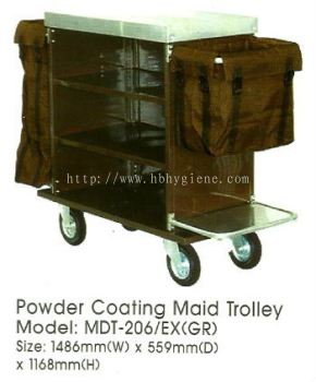 Powder Coating Maid Trolley