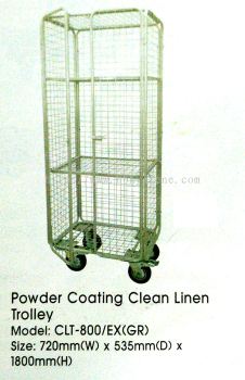 Powder Coating Clean Linen Trolley