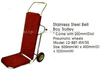 Stainless Steel Bell Boy Trolley