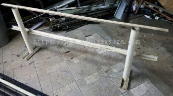 Parking reserve matel stand for your parking lot or safety divider / production use
