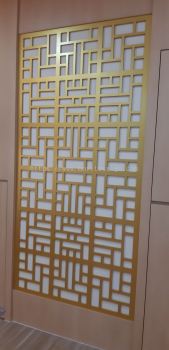 Divider board for Decoration in office by rounter cut or laser mechine 