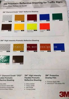 3m reflective range high quality stickers 