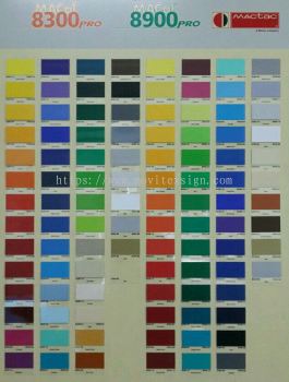 stickers colour chart 8300 n 8900 series 