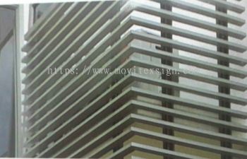 building Aluminium louvres /Architecture sign profle (click for more detail)