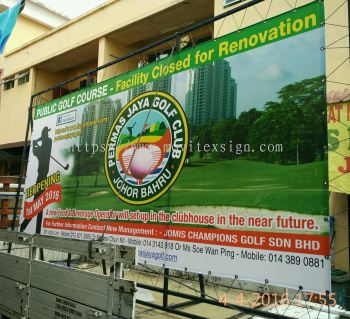 golf sign information board best for tournament advertising & sposership Board