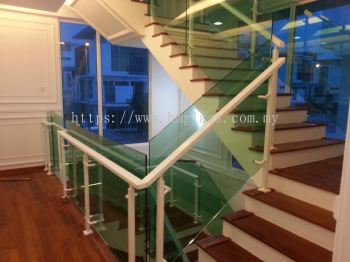 Staircase Glass Railing