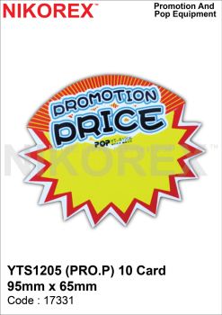 670116 - SALES CARD S1205 (10PCS) ''PROMOTION''
