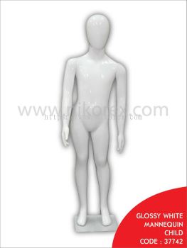 37742-L1 CHILD MANNEQUIN FULL WHITE