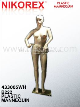 433005WH C FEMALE PLASTIC MANNEQUIN G/WHITE (B222)