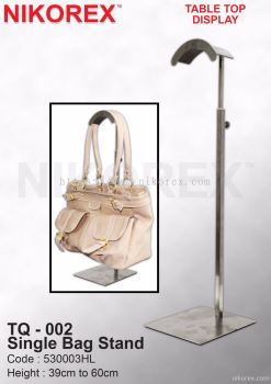 530003HL - SS BAG STAND 1 SIDED TQ-002 HAIRLINE
