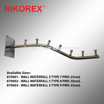 870001-870003 Wall Waterfall S Type (Pins)