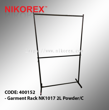 400152 - Garment Rack NK1017 2L Powder/C