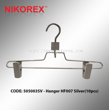 505003SV - Clip Hanger HF007 Silver (10pcs)