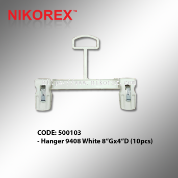 500103 - Hanger 9408 White 8Gx4D (10pcs)
