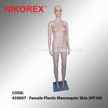 430007 - Female Plastic Mannequin Skin (HT-09)