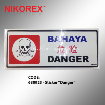 681023 - Sticker Danger