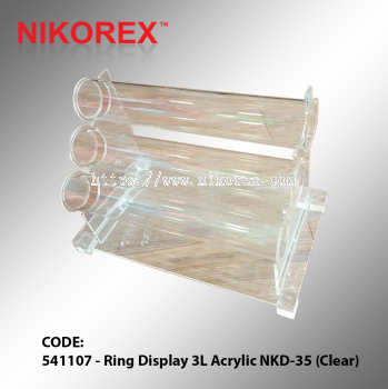 541107 - Ring Display 3L Acrylic NKD-35 (Clear)