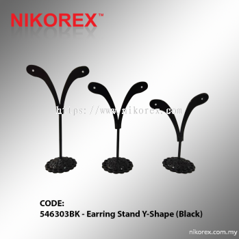 546303BK - Earring Stand Y-Shape (Black)