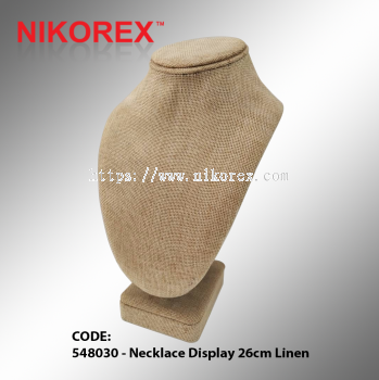 548030 - Necklace Display 26cm Linen