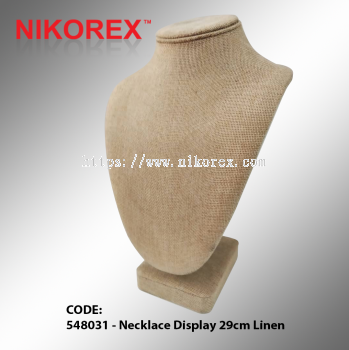 548031 - Necklace Display 29cm Linen