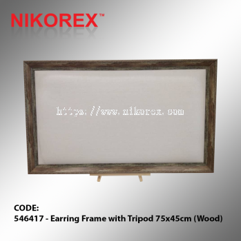 546417 - Earring Frame with Tripod 75x45cm (Wood)