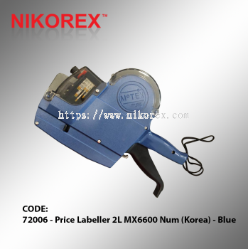 640151 - Price Labeller 2L MX6600 Num (Korea) - Blue