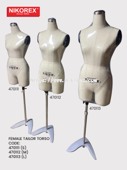 470111 / 470112 / 470113 - Female Tailor Torso