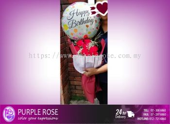 Balloon and Bouquet Set05(SGD50)