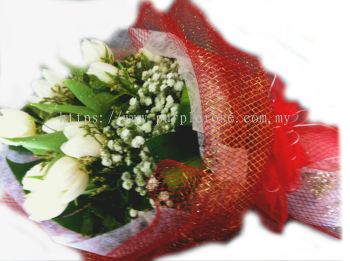 Lillies/Tulips bouquet 09-Only You(SGD72)