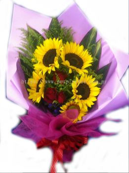 Sunflower/Daisy Bouquet03-Sunshine(SGD68)