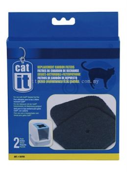 Catit Hooded Cat Pan Replacement Carbon Filters, 2-pack (50705)