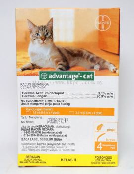 Advantage Cat 4X0.4ml