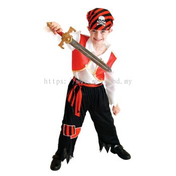 B-0054 Naughty Pirate &#92; Kid Costume &#92; Halloween - 1011 1401